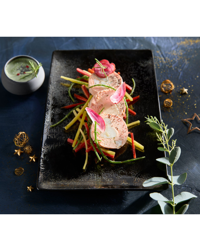 Dos de cabillaud, sauce safran